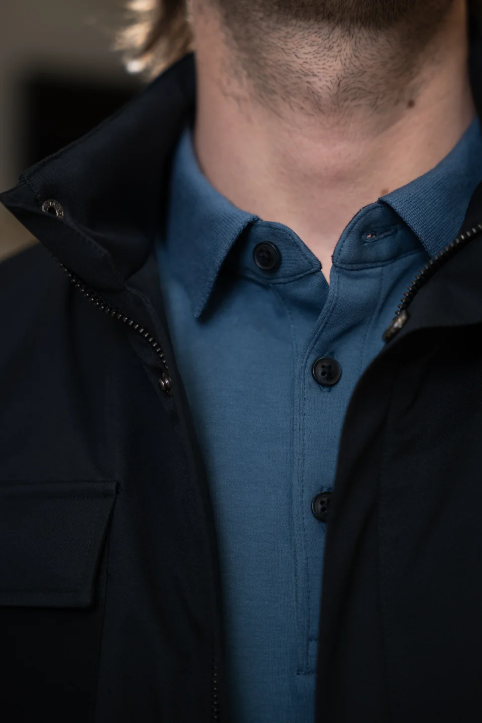 Polo en maille pour homme — Maison Bleue Mulhouse